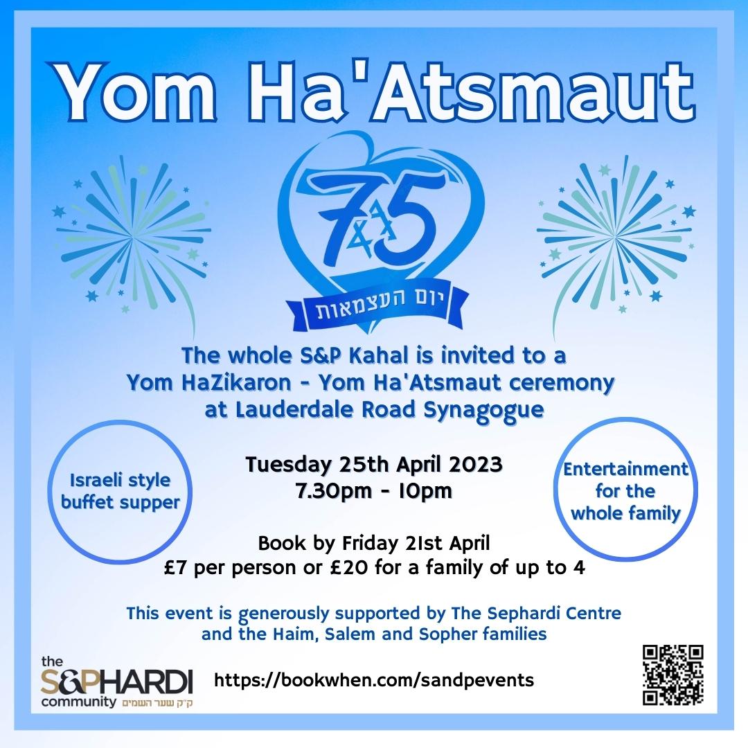 Yom Hazikaron & Yom Ha'atzmaut - Event - Spanish & Portuguese